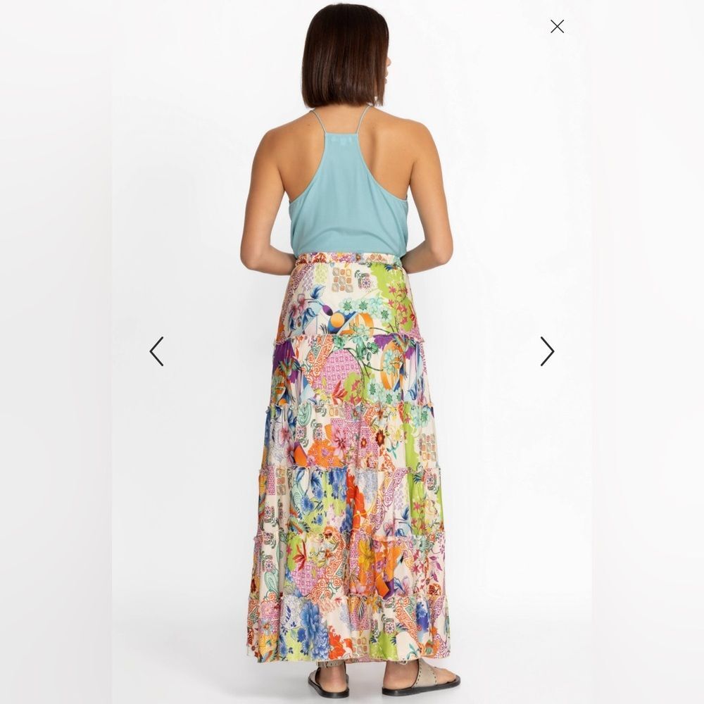 Johnny Was Sebrina Tiered Skirt | NWT | Size L | (TC) - Picture 2 of 8